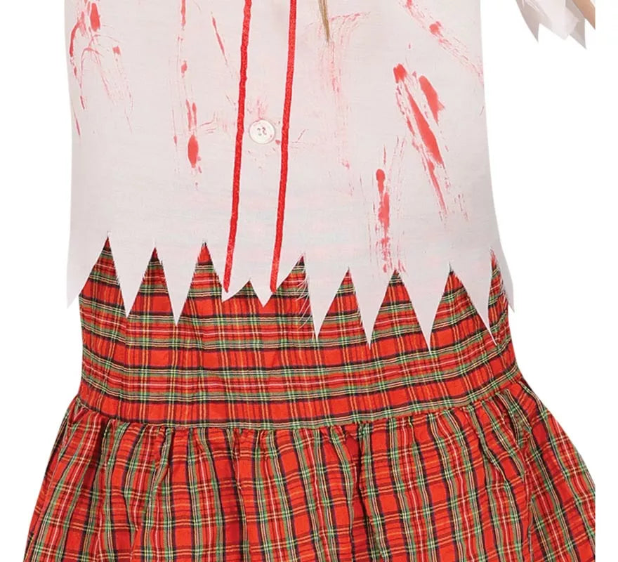 Translation missing: fr.Disfraz de Colegiala Zombie para niña