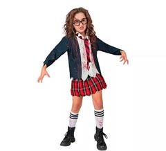 Déguisement d'écolière zombie pour filles