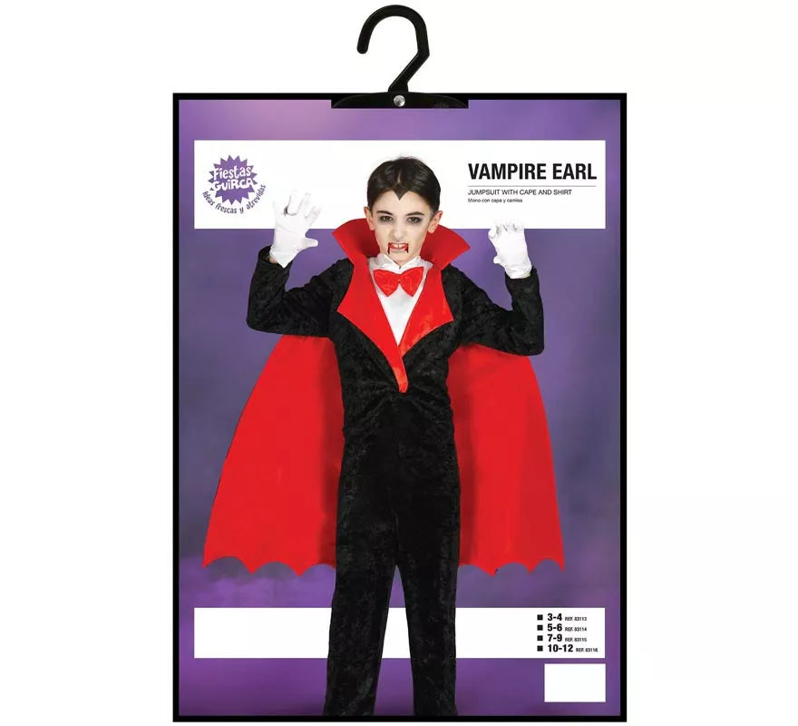 Translation missing: fr.Disfraz de Conde Vampiro para niño