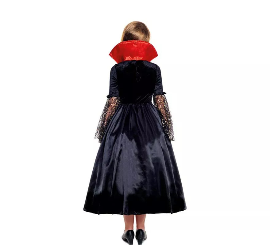 Translation missing: fr.Disfraz de Condesa Vampira Gótica para niña