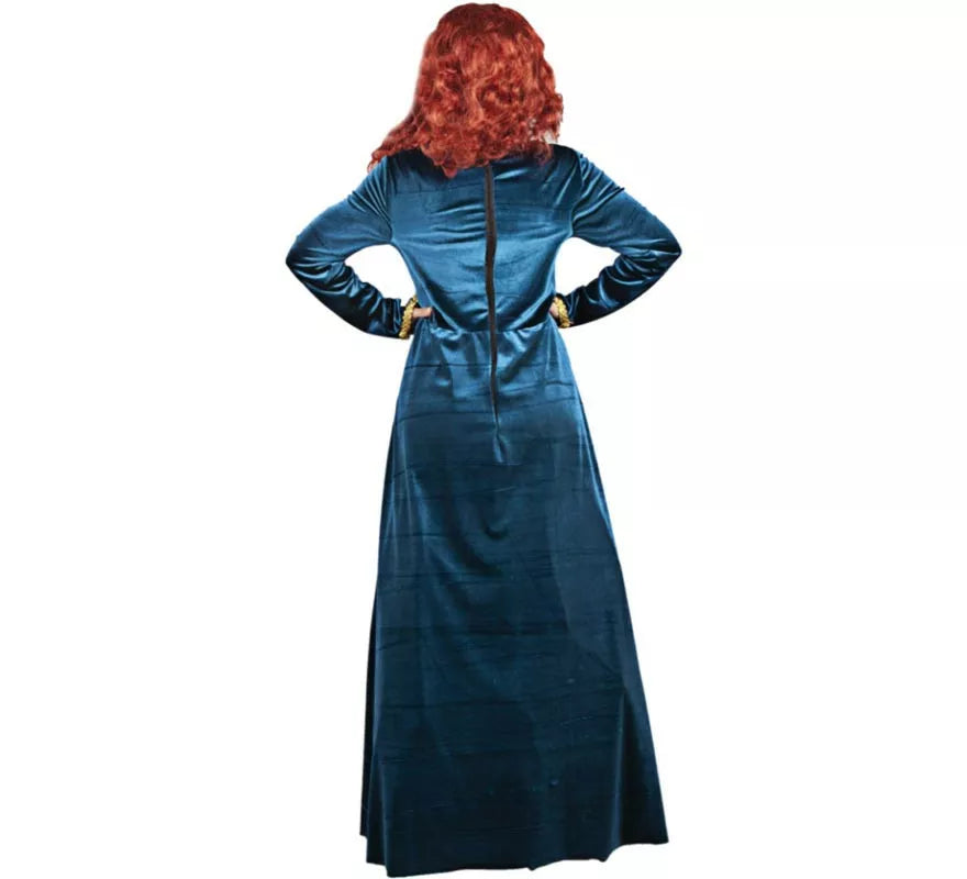 Translation missing: fr.Disfraz de Cortesana Medieval azul elegante para mujer