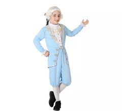 Déguisement courtisane bleue garçon