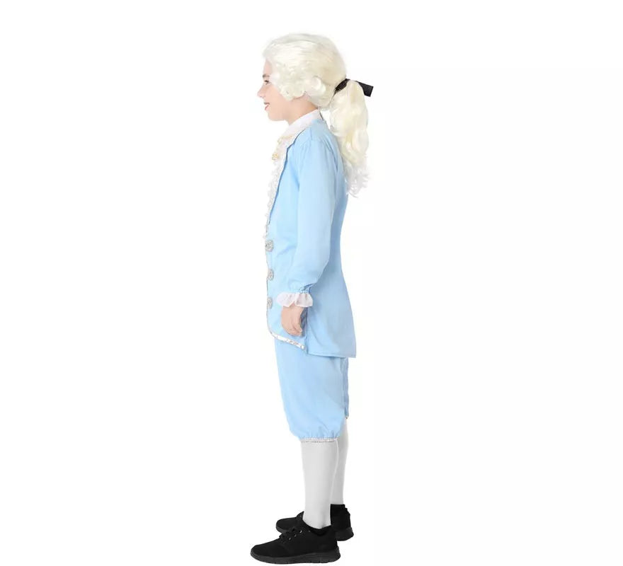 Translation missing: fr.Disfraz de Cortesano azul para niño