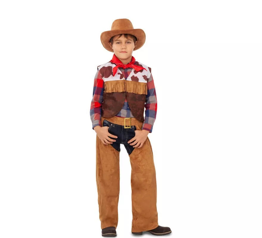 Translation missing: fr.Disfraz de Cowboy con Flecos para niño