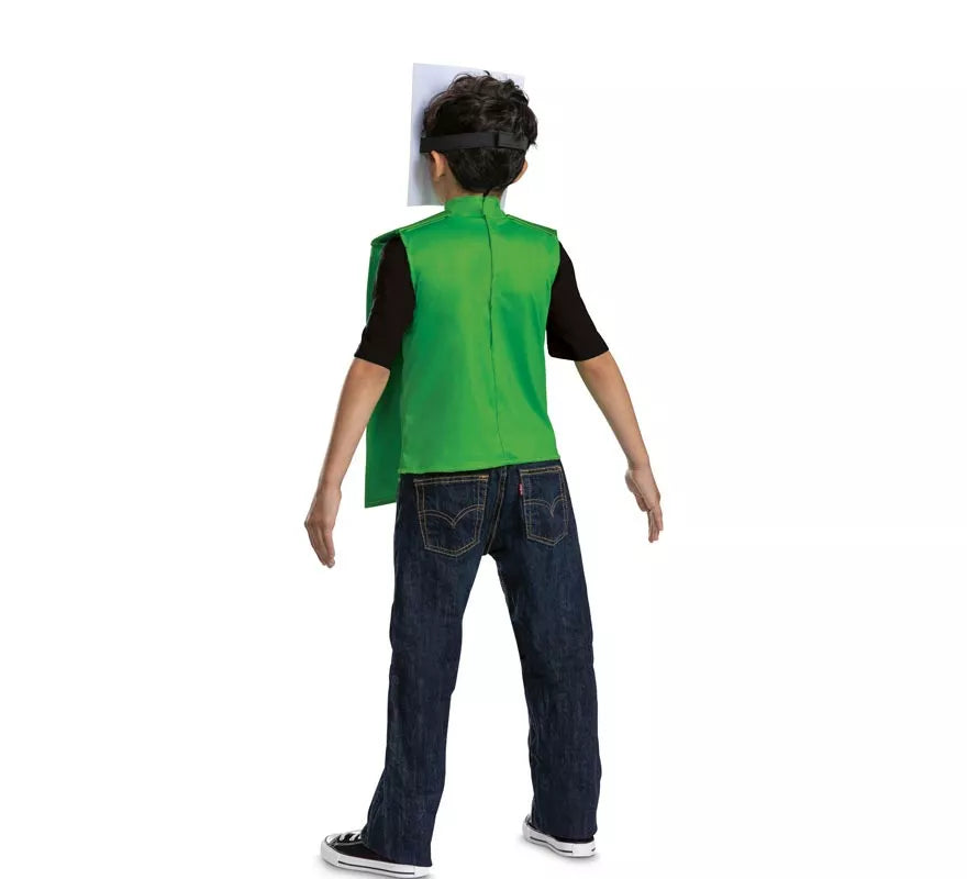 Translation missing: fr.Disfraz de Creeper Minecraft con máscara para niño