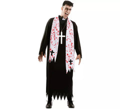 Déguisement de Curé du Exorciste pour homme