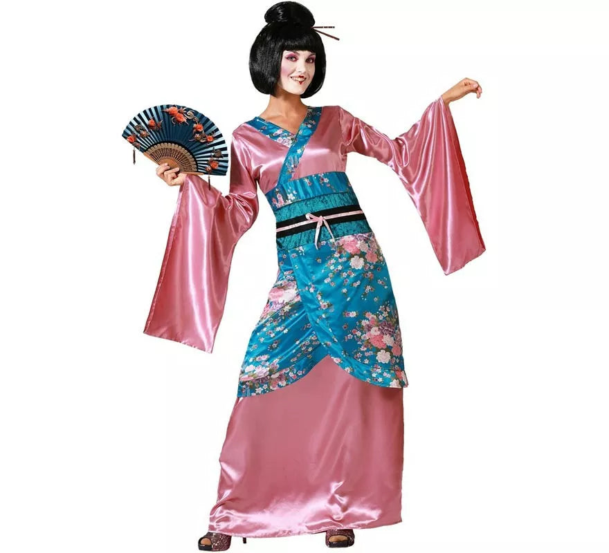 Translation missing: fr.Disfraz de Dama China Kimono Rosa para mujer
