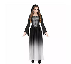Costume de dame gothique grise pour femme