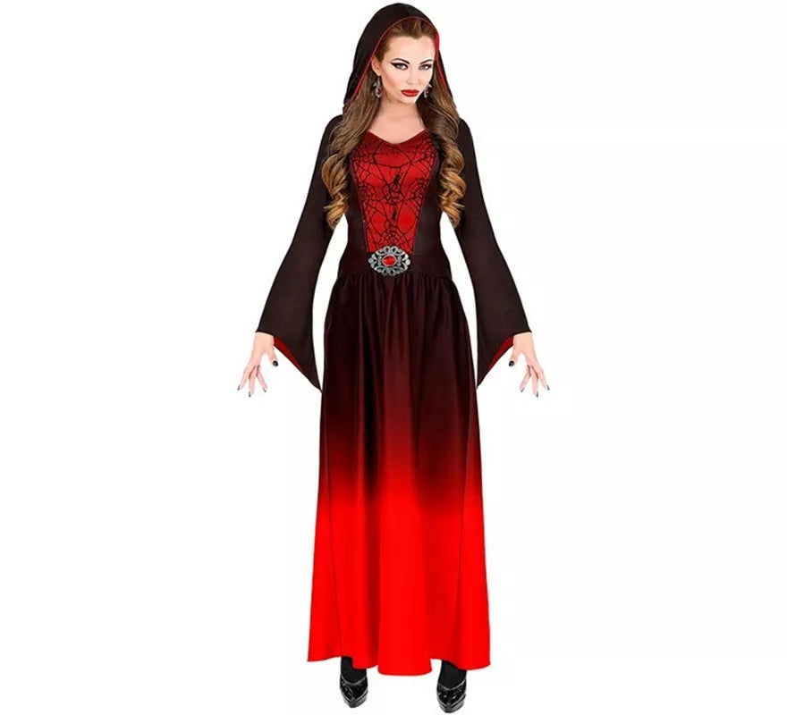 Translation missing: fr.Disfraz de Dama Gótica rojo para mujer