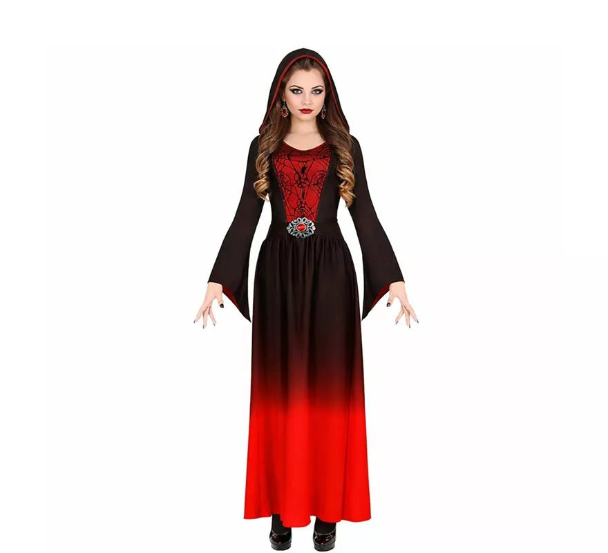 Translation missing: fr.Disfraz de Dama Gótica rojo para mujer