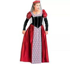 Déguisement de dame médiévale castillane pour femme