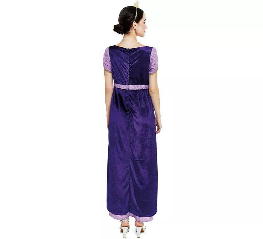 Translation missing: fr.Disfraz de Dama Medieval morado y lila para mujer