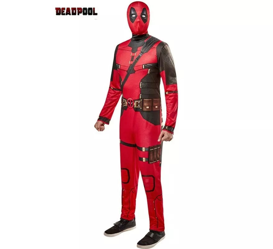 Translation missing: fr.Disfraz de Deadpool clásico con máscara para hombre