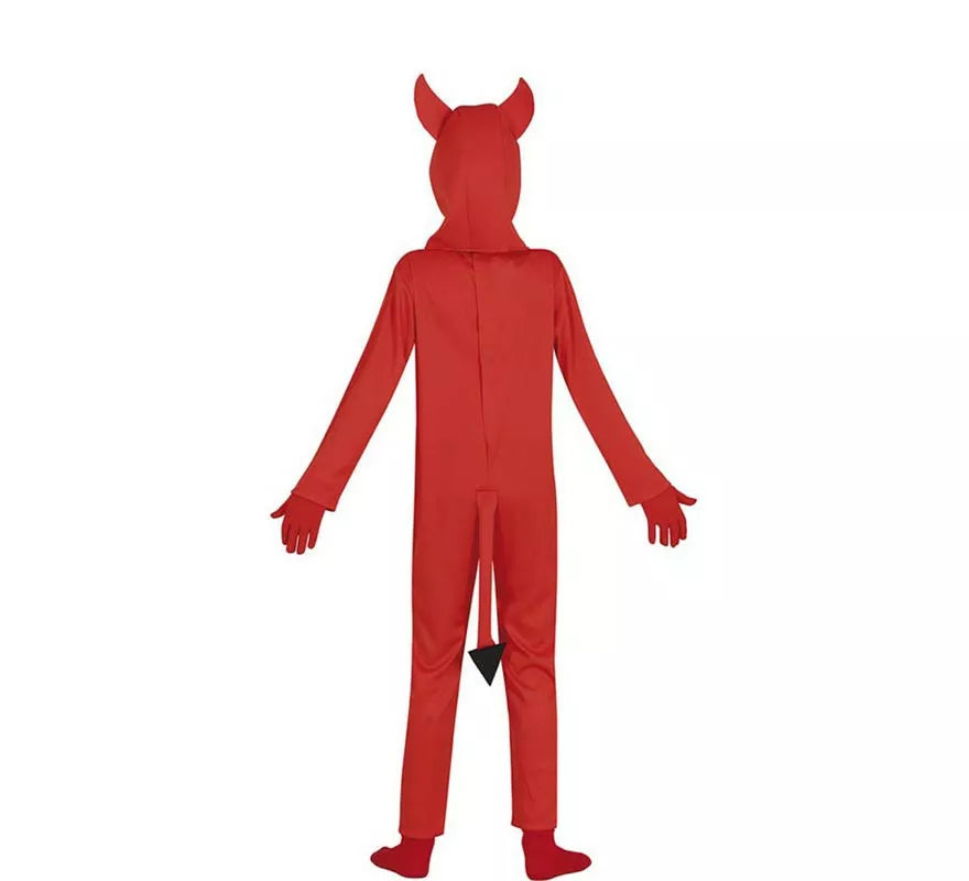 Translation missing: fr.Disfraz de Demonio con cola rojo para niños