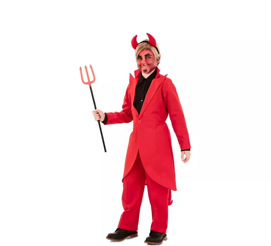 Translation missing: fr.Disfraz de Demonio Elegante con chaqueta para niño