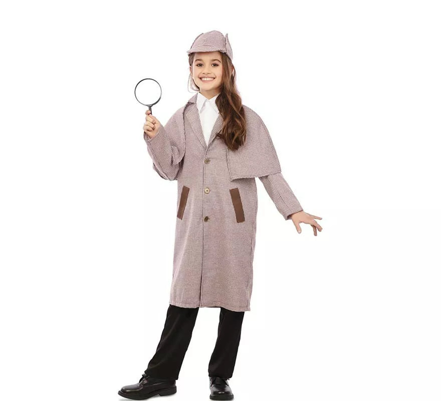 Translation missing: fr.Disfraz de Detective de los años 30 con gorro para niño