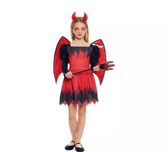 Déguisement diable ailé fille