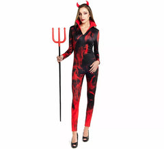 Costume de diable avec cornes pour femme