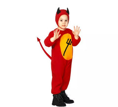 Costume de diable avec chapeau pour garçon