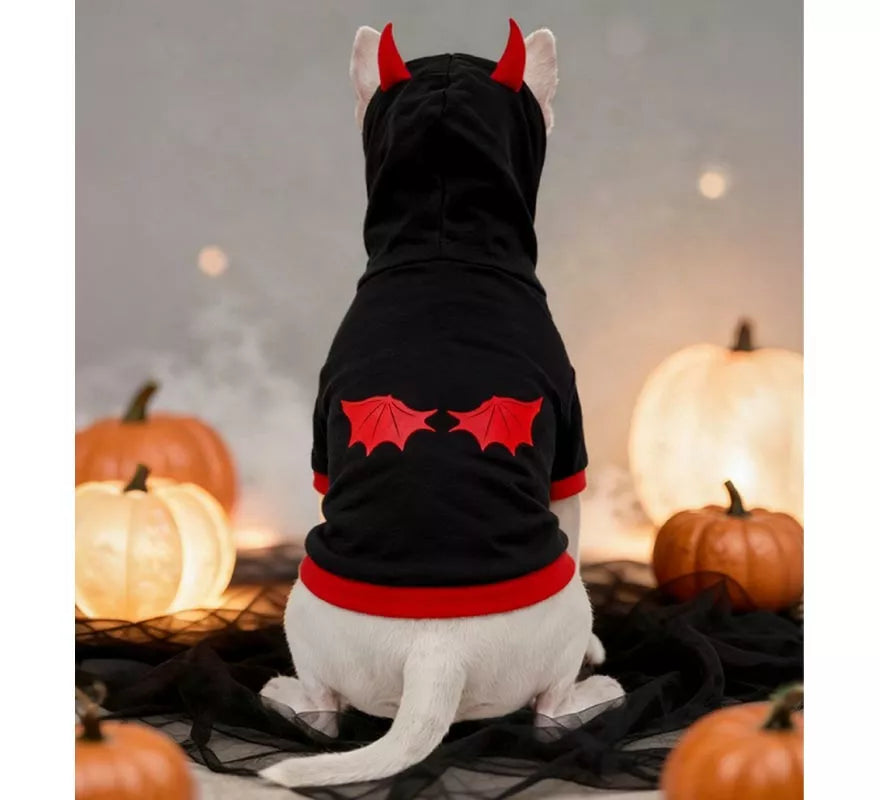 Translation missing: fr.Disfraz de Diablo con cuernos para perro