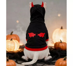 Déguisement diable avec cornes pour chien