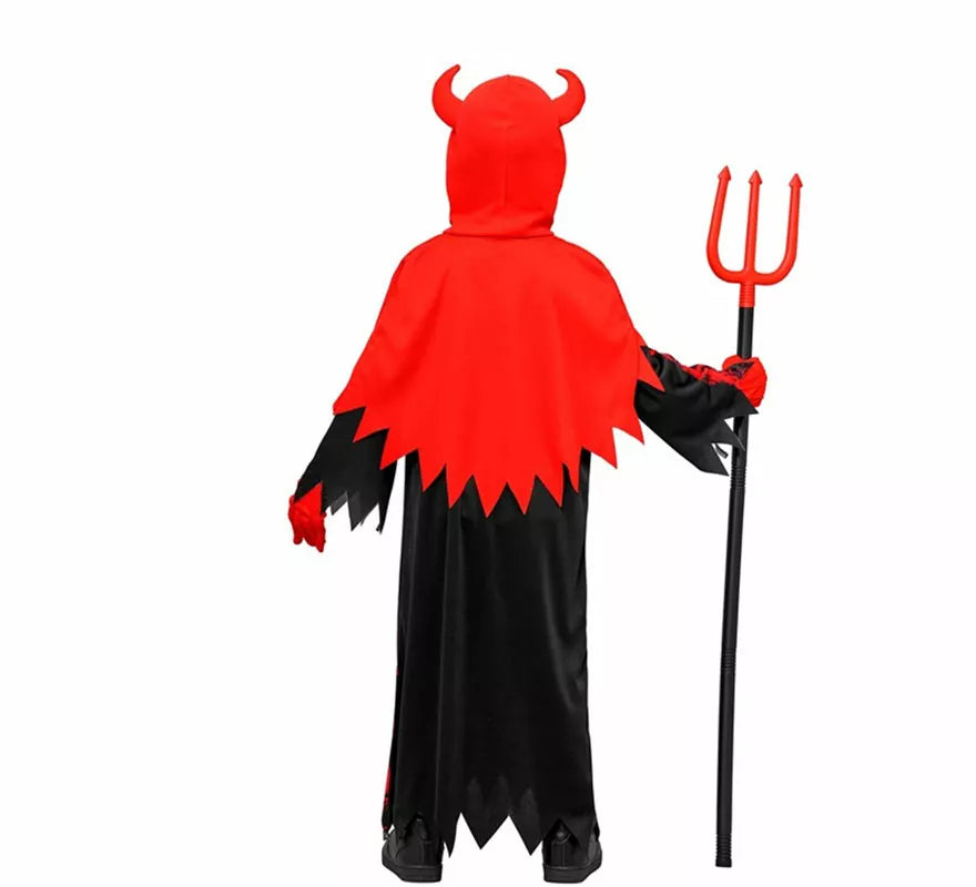 Translation missing: fr.Disfraz de Diablo en Llamas con Capucha para niños