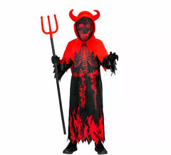 Déguisement de Diable en Flammes avec Capuche pour enfants