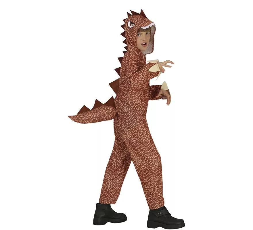 Translation missing: fr.Disfraz de Dinosaurio marrón para niños