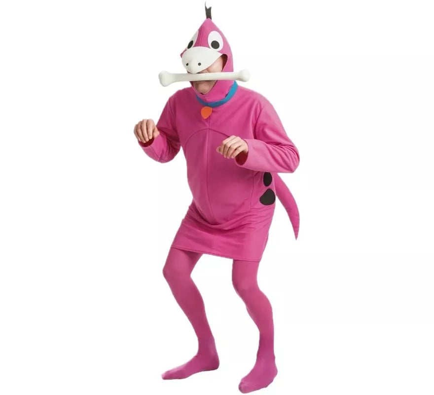 Translation missing: fr.Disfraz de Dinosaurio Rosa para hombre