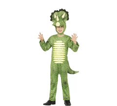 Déguisement dinosaure tricératops enfant