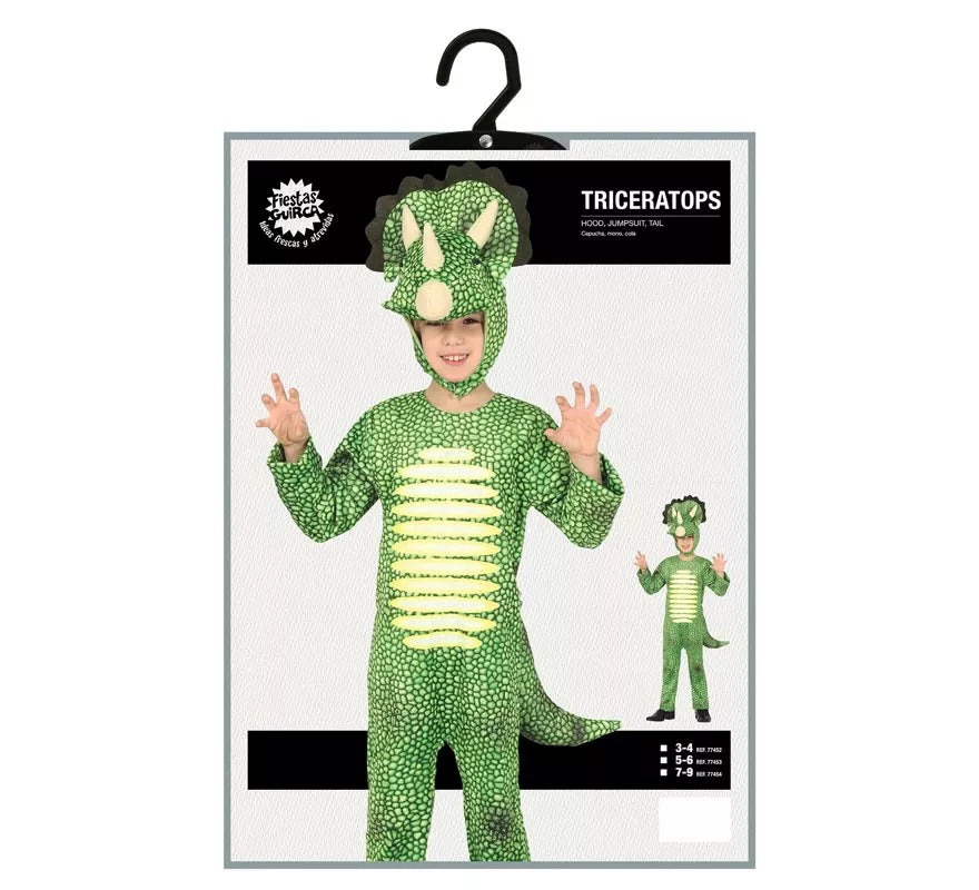 Translation missing: fr.Disfraz de Dinosaurio Triceratops para niños