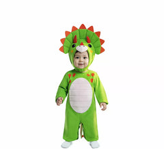 Déguisement de dinosaure vert pour bébé