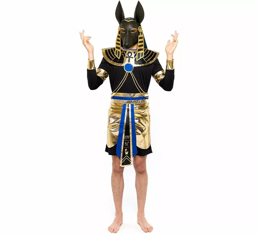 Translation missing: fr.Disfraz de Dios Egipcio Anubis para hombre