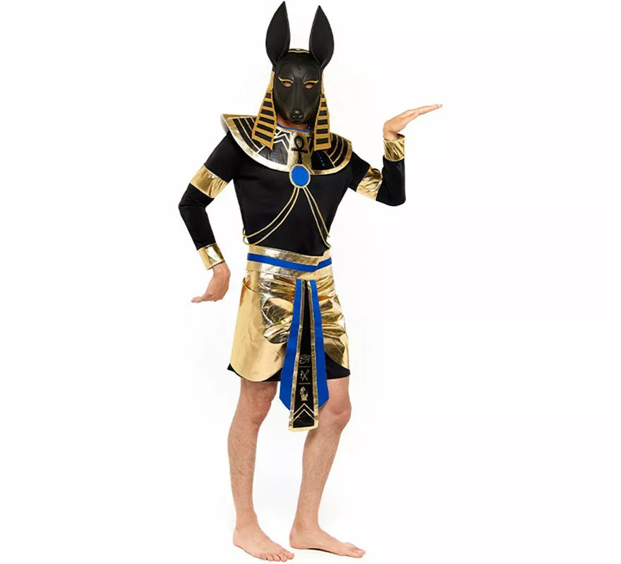 Translation missing: fr.Disfraz de Dios Egipcio Anubis para hombre
