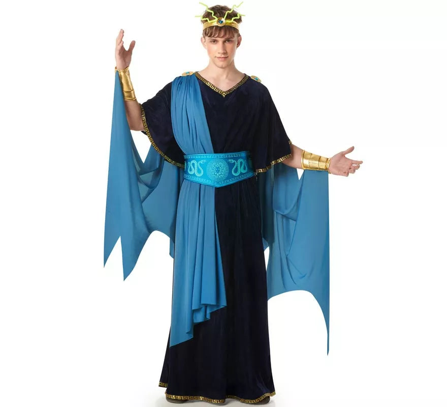 Translation missing: fr.Disfraz de Dios Griego Hades con Capa para hombre