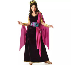 Costume de déesse grecque avec cape pour femme