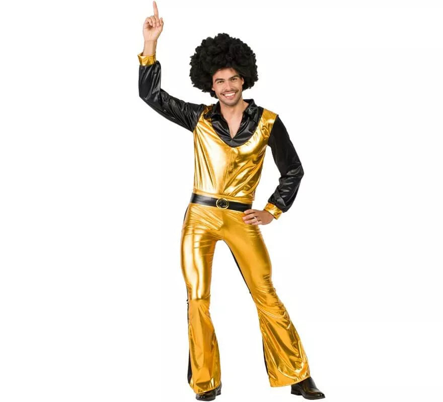 Translation missing: fr.Disfraz de Disco Dorado para hombre