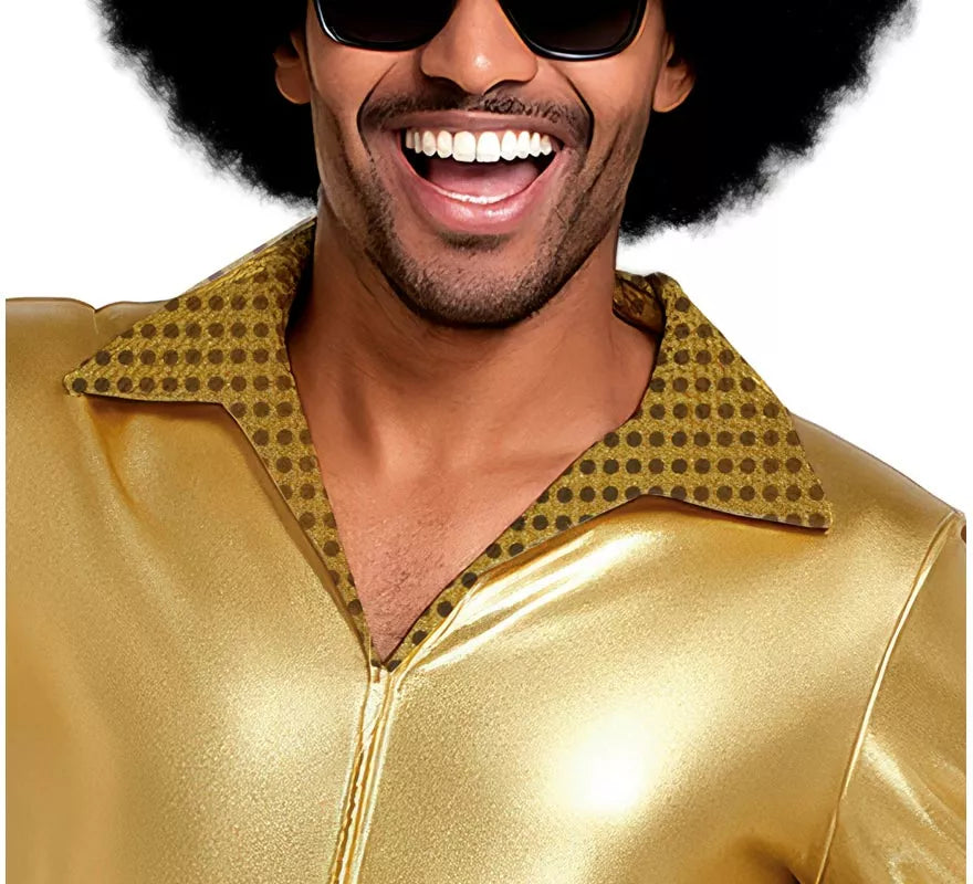 Disfraz de Disco dorado para hombre