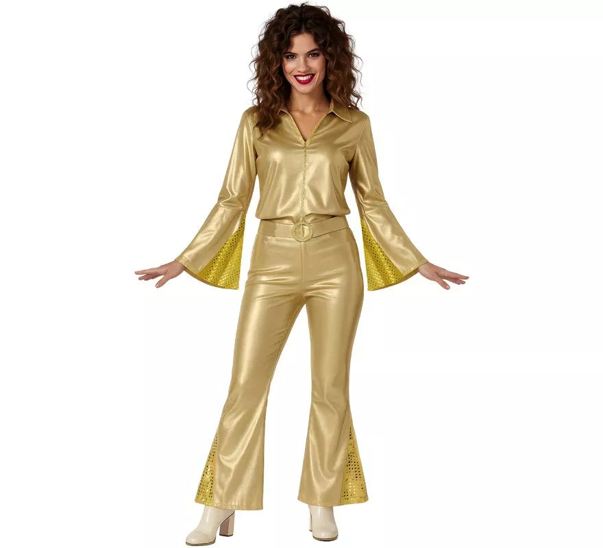 Translation missing: es.Disfraz de Disco dorado para mujer