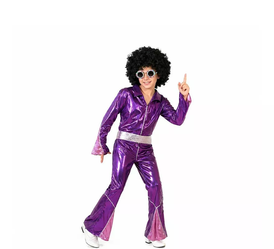 Translation missing: fr.Disfraz de Disco Fucsia para hombre