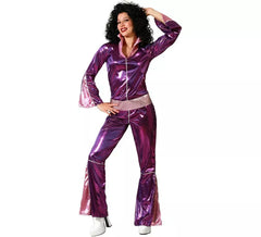 Déguisement Disco Fuchsia Femme
