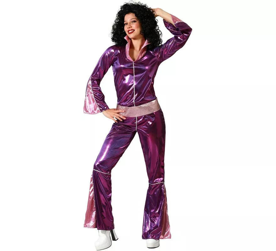 Translation missing: fr.Disfraz de Disco Fucsia para mujer