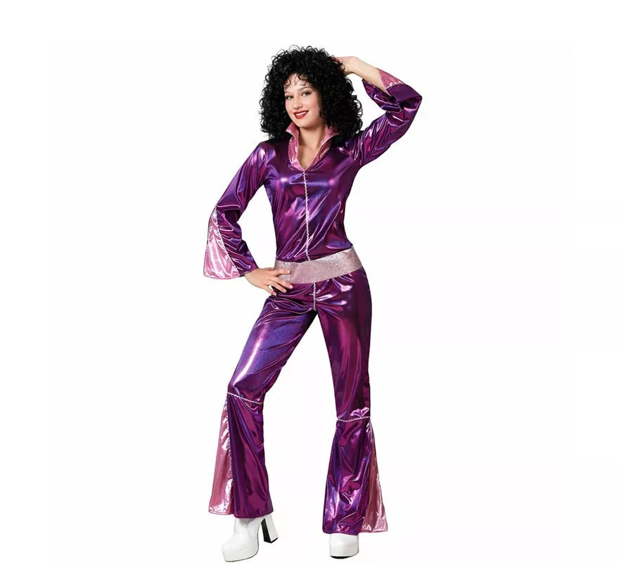 Translation missing: fr.Disfraz de Disco Fucsia para mujer