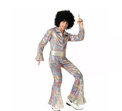 Costume Disco multicolore pour homme
