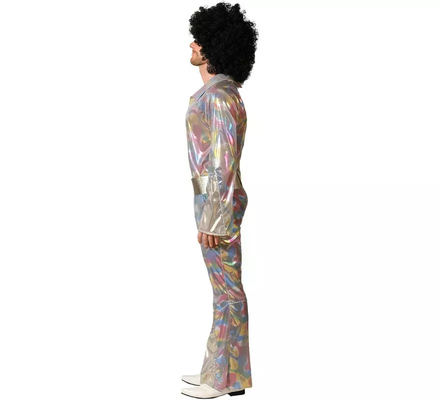 Translation missing: fr.Disfraz de Disco multicolor para hombre
