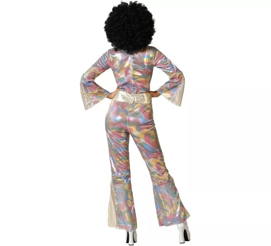 Translation missing: fr.Disfraz de Disco multicolor para mujer