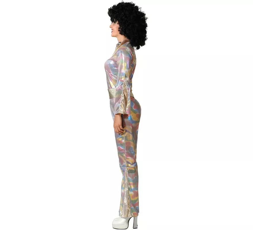 Translation missing: fr.Disfraz de Disco multicolor para mujer
