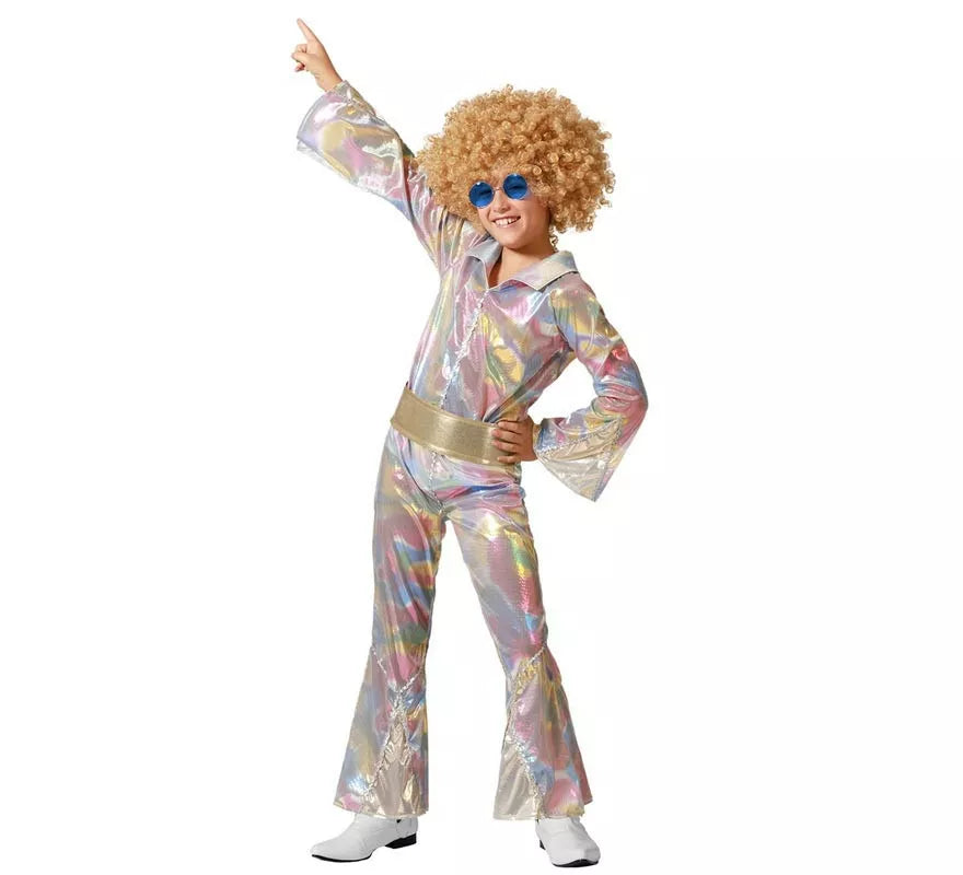 Translation missing: fr.Disfraz de Disco multicolor para niños