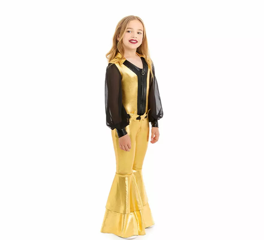 Translation missing: fr.Disfraz de Disco oro para niña