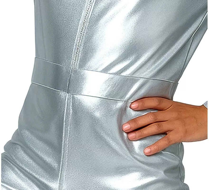 Translation missing: fr.Disfraz de Disco plata para hombre